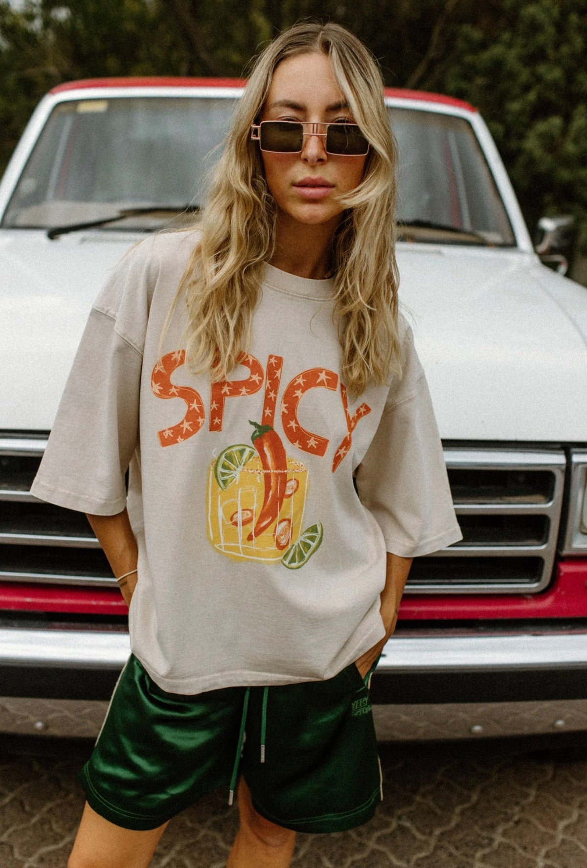 Spicy Marg Boxy Tee Shirt