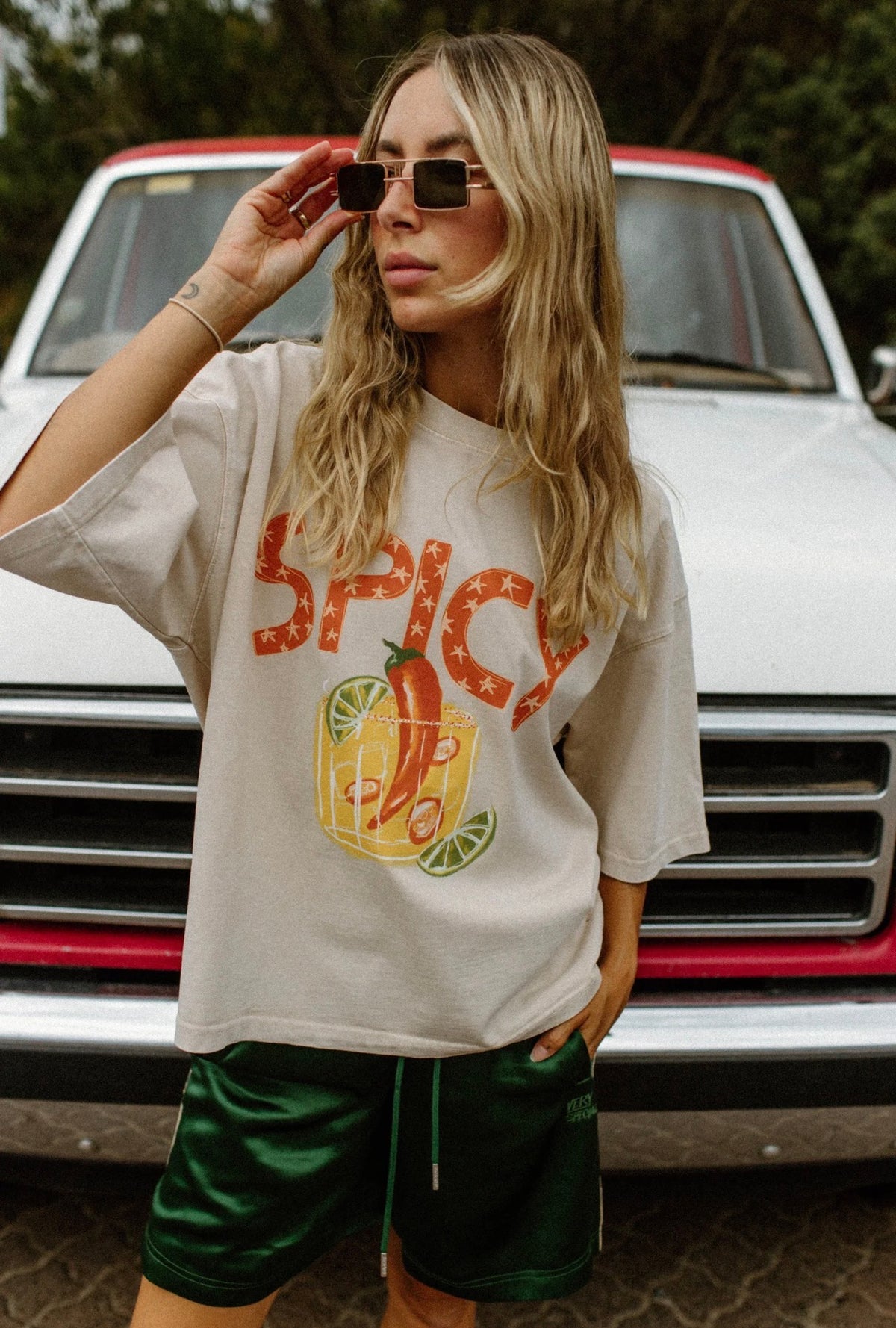 Spicy Marg Boxy Tee Shirt