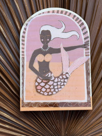 Sue Fantini Tile - Sirena Mermaid Large Arch