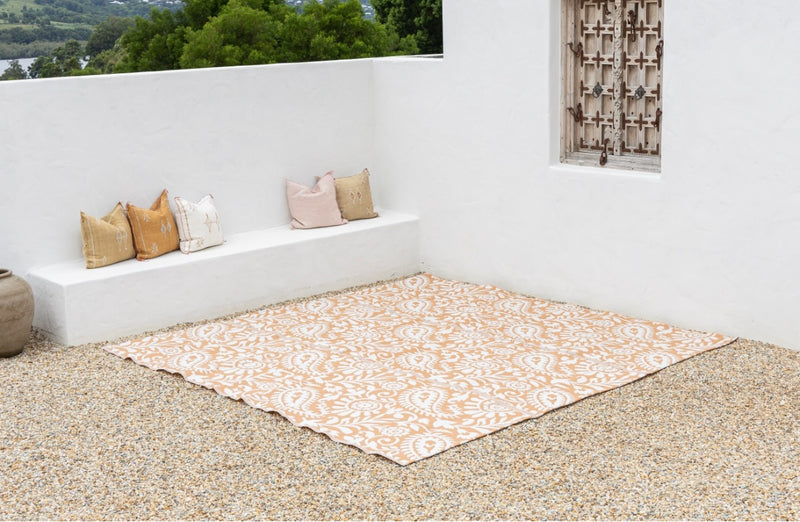 Recycled Outdoor Mat 9 Paisley Small 1.8 x 1.8