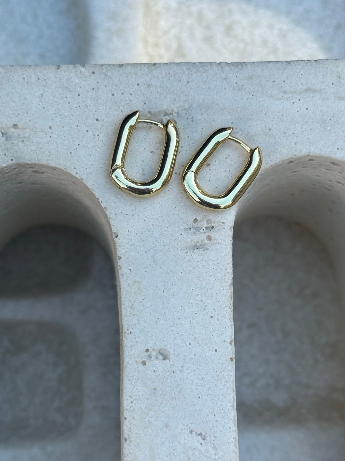 Hazel huggie earrings