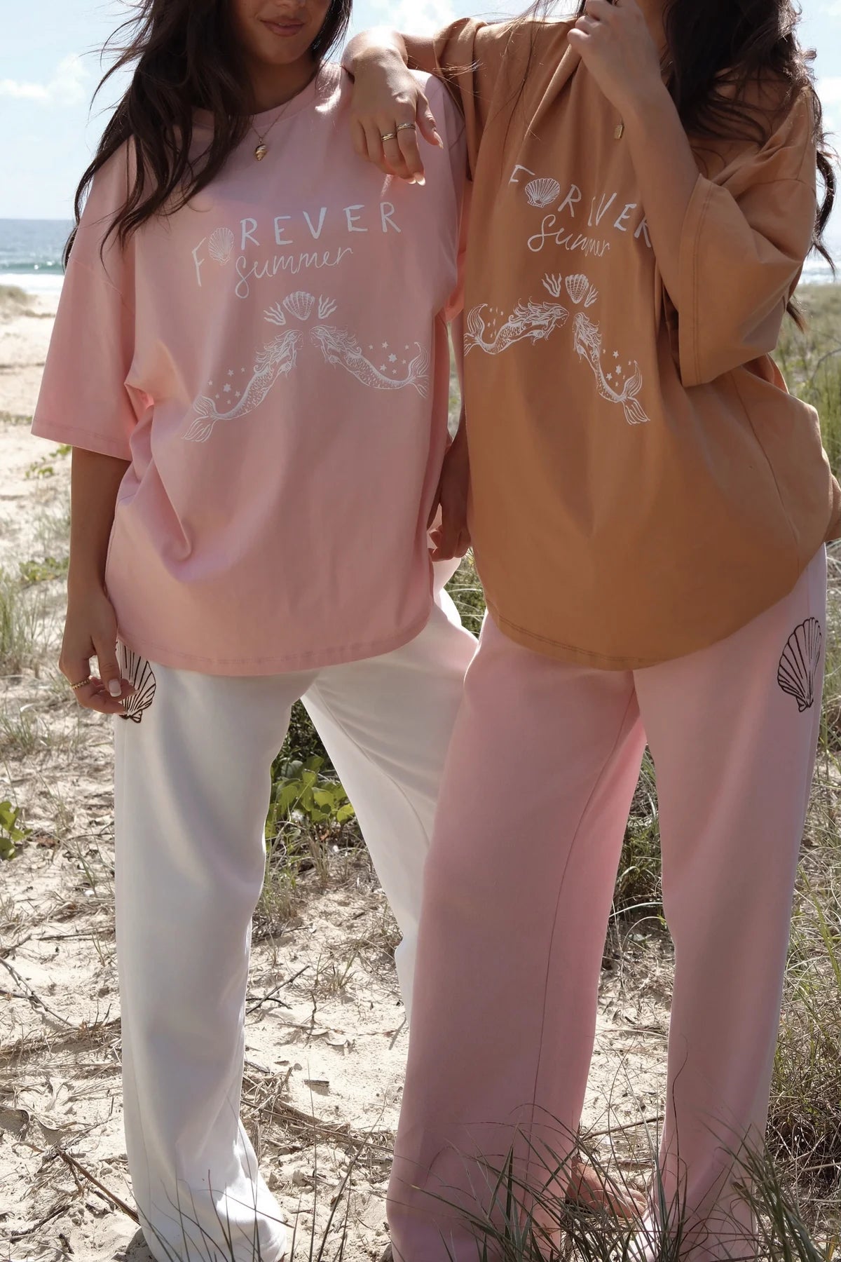 Forever Summer Oversized Tee Pink