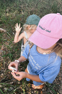 Mermaid Club Cap - Kids Pink