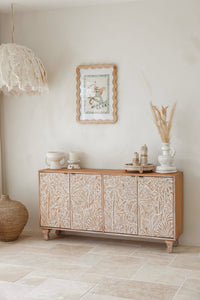 Sideboard Large Carved Les Palmas - Sierra