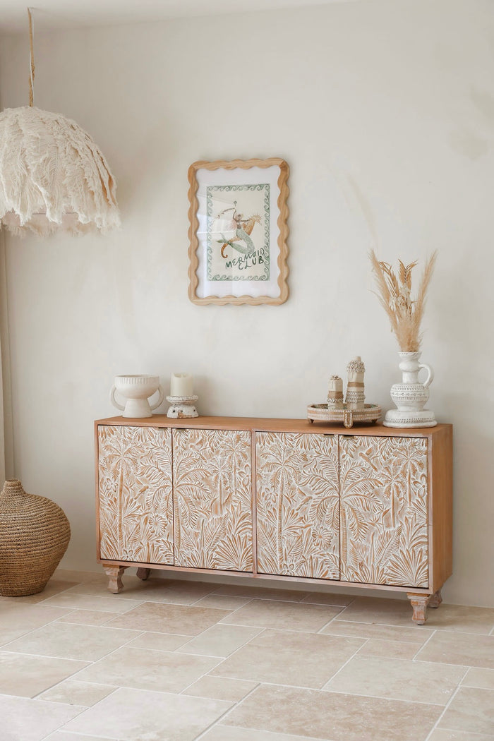 Sideboard Large Carved Les Palmas - Sierra