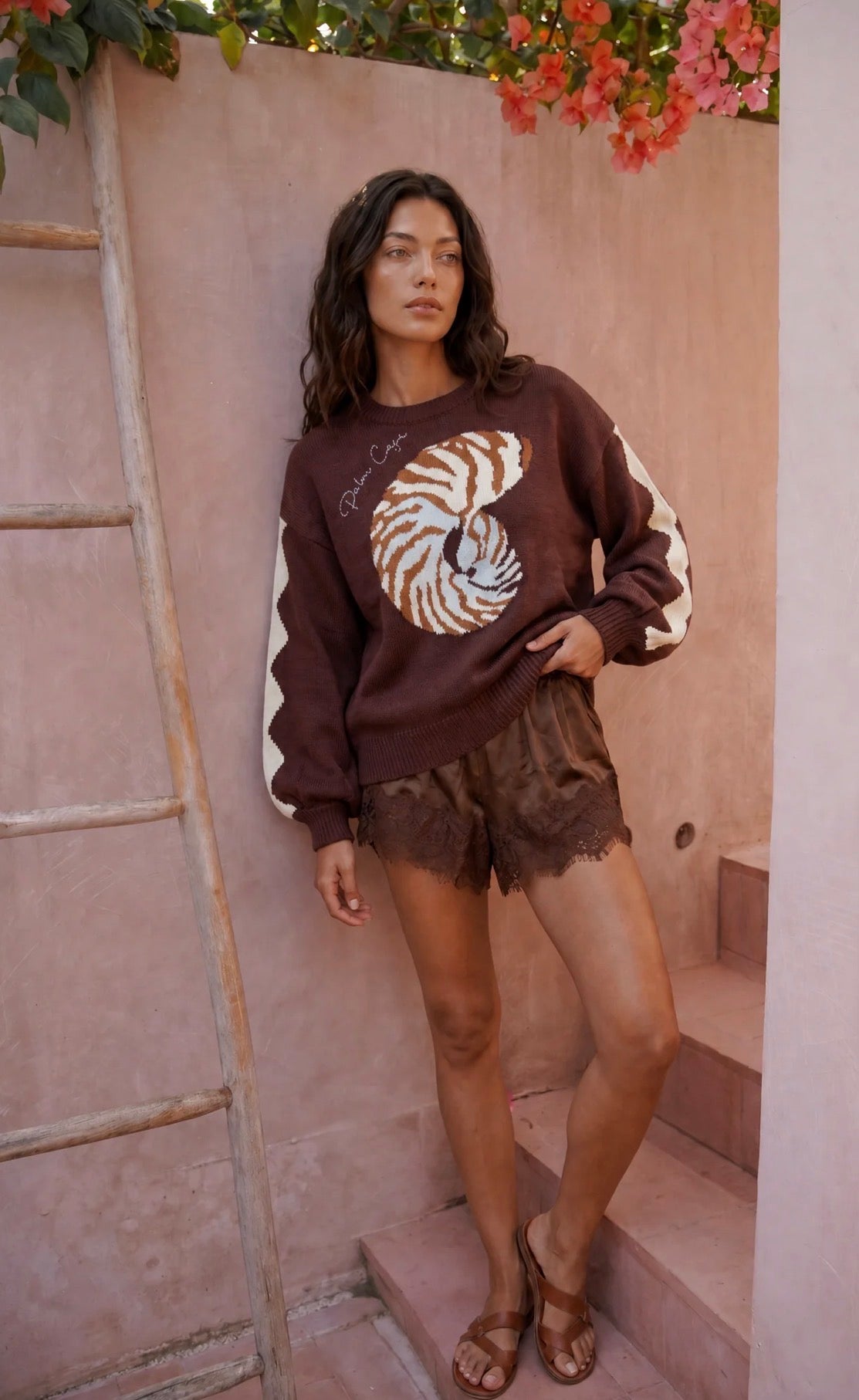 Knit Sweater - Tiger Shell