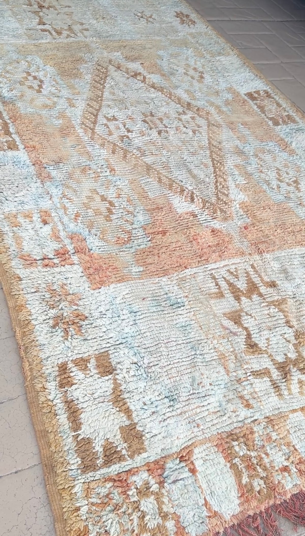 Moroccan Vintage  Rug  "Adalee" 364 x 197