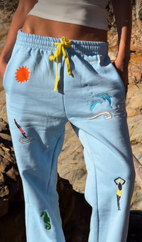 Blue Crush Tracksuit Pants Adults