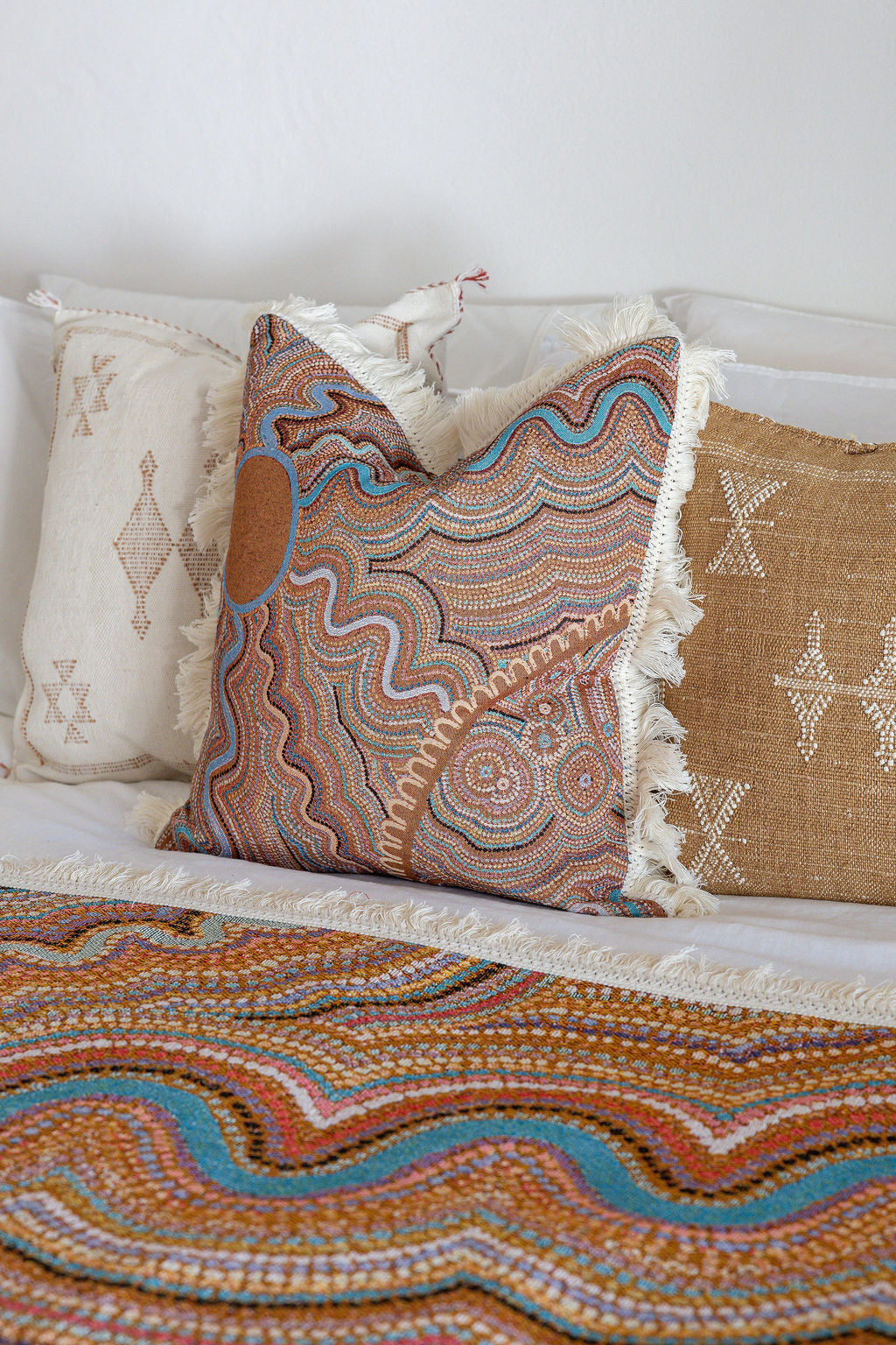Sun Codes Cushion Cover