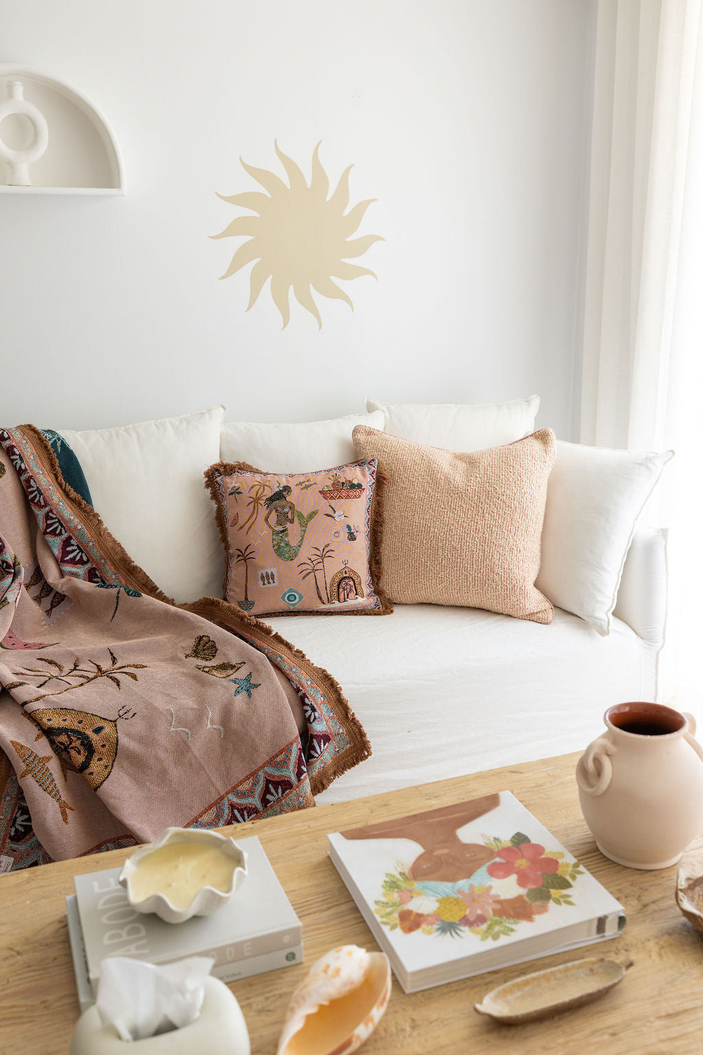 Sea Song Mermaid Cushion Cover