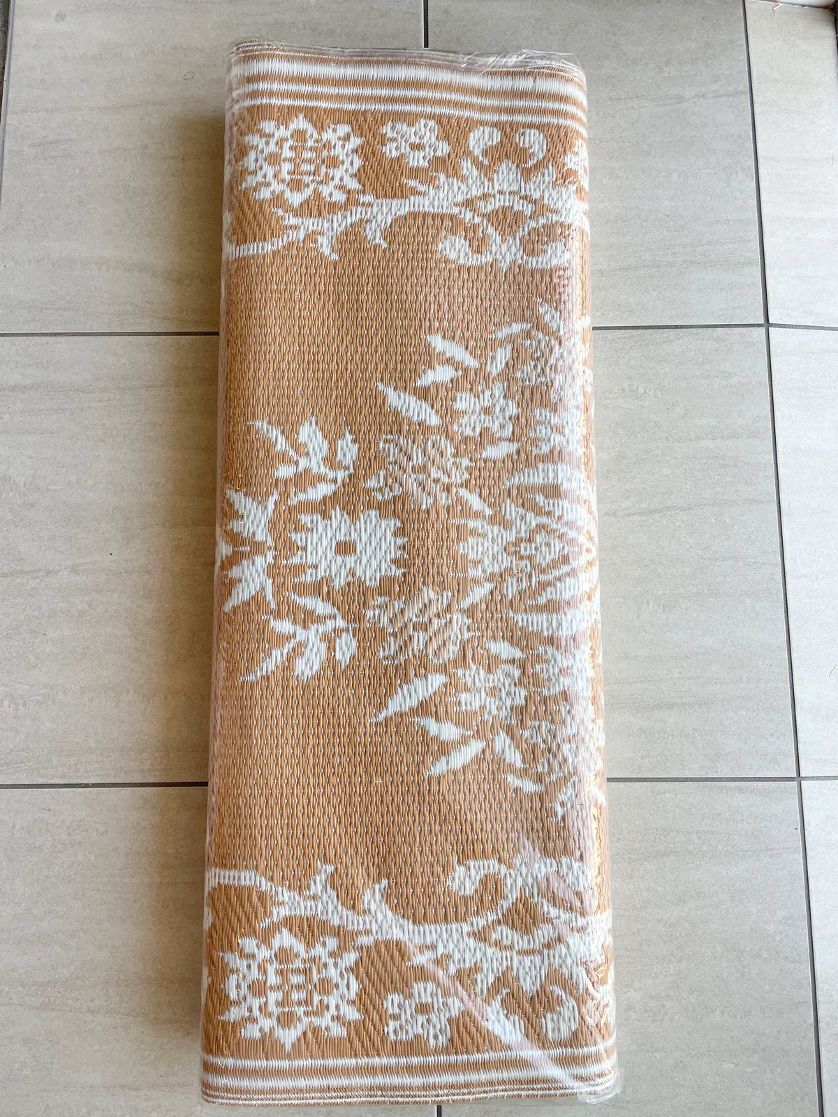 Recycled Outdoor Mat 4 Vintage Lace ~ Med - 1.8 x 2.8m