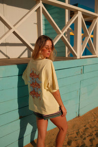 Fish Friends Oversized Boxy Tee Shirt