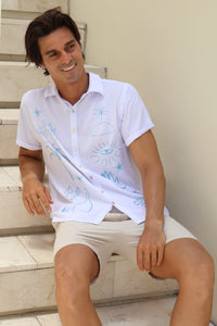 Men’s Shirt Ocean Etch Light Blue