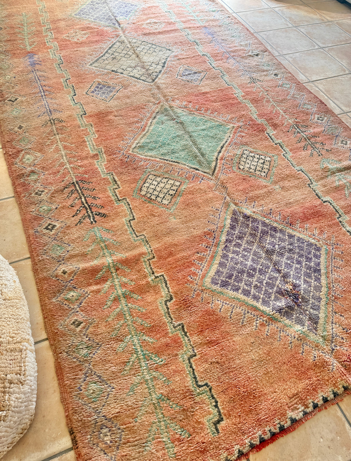 Moroccan Vintage Rug “Luna” 333 x 186