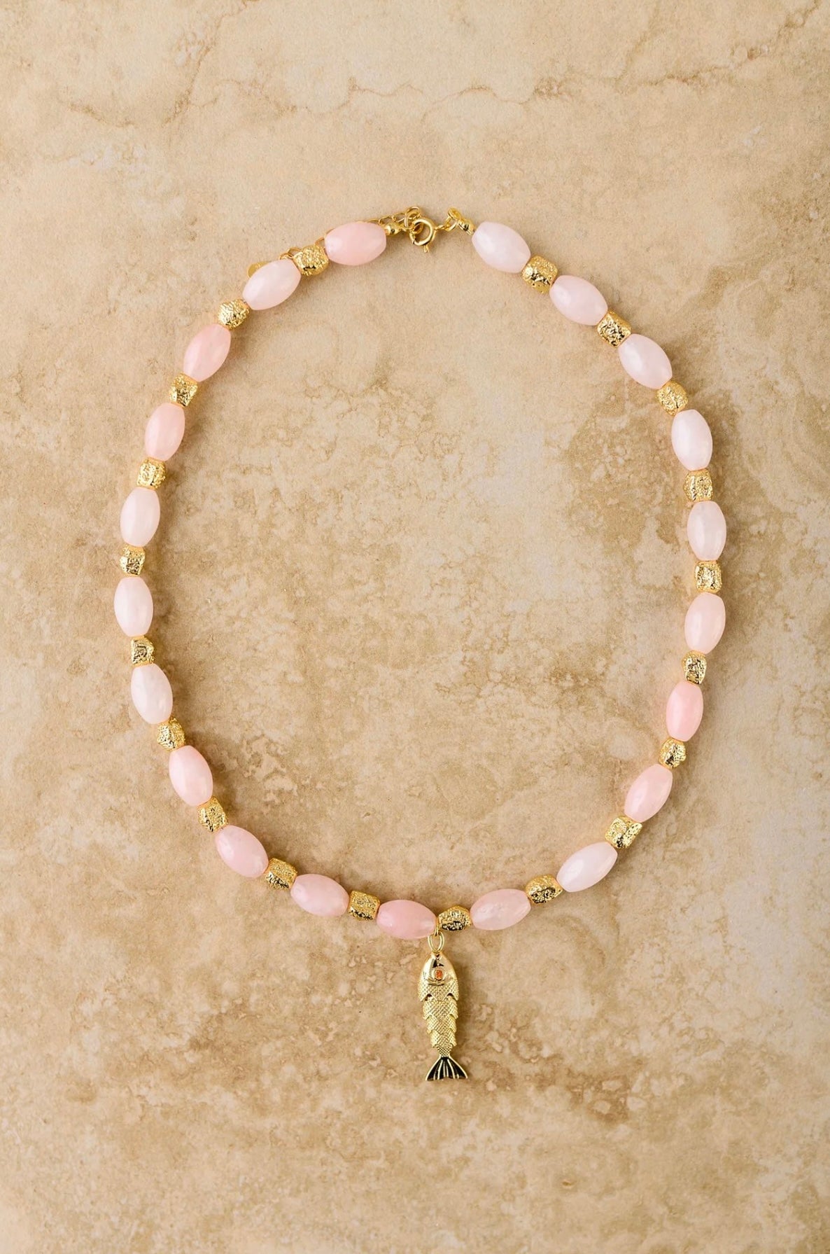 Goia Rose Quartz Necklace