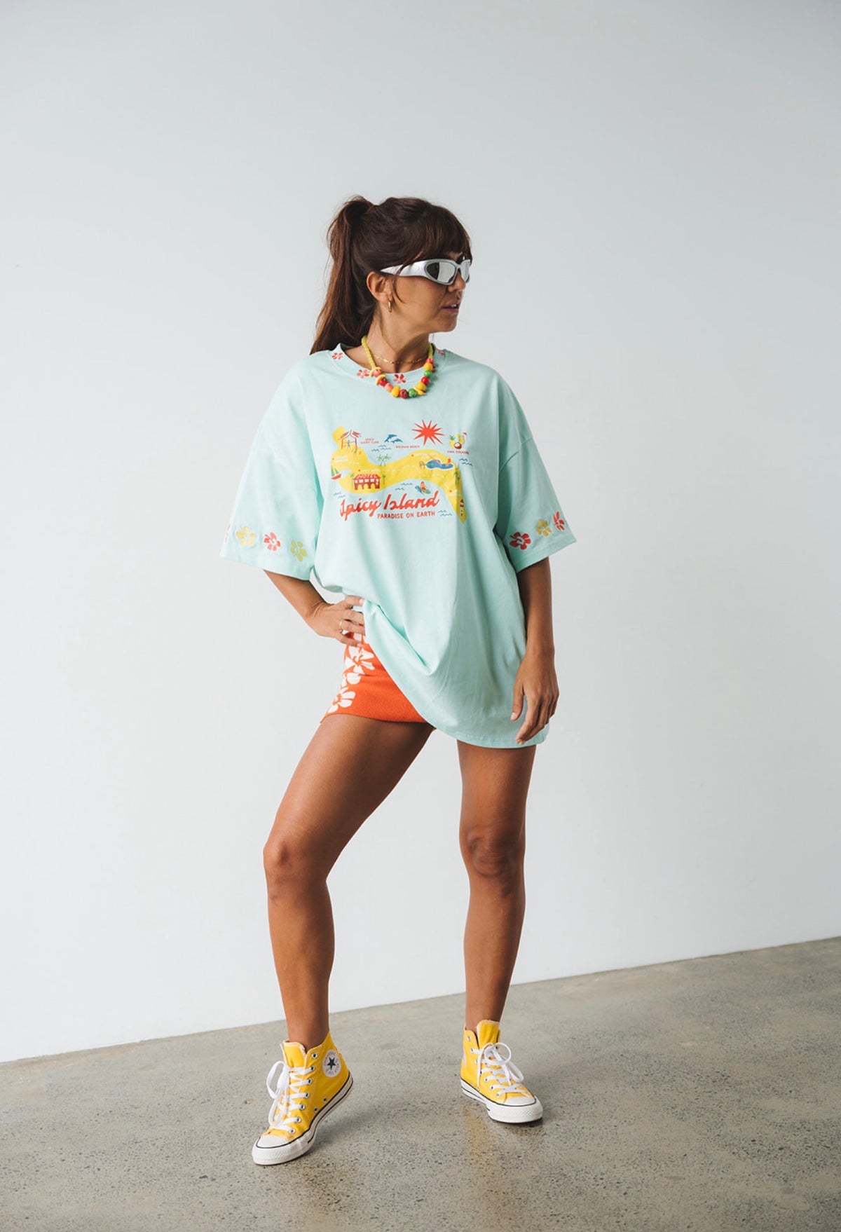 Spicy Island Tee Aqua