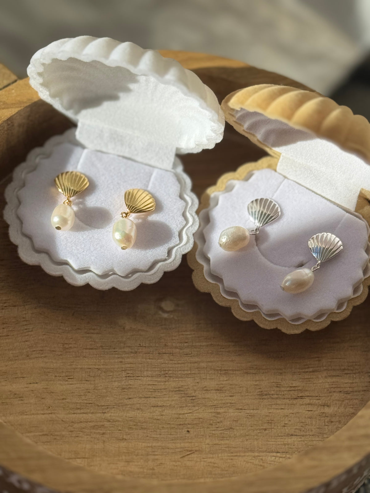 Atlantic pearl earrings