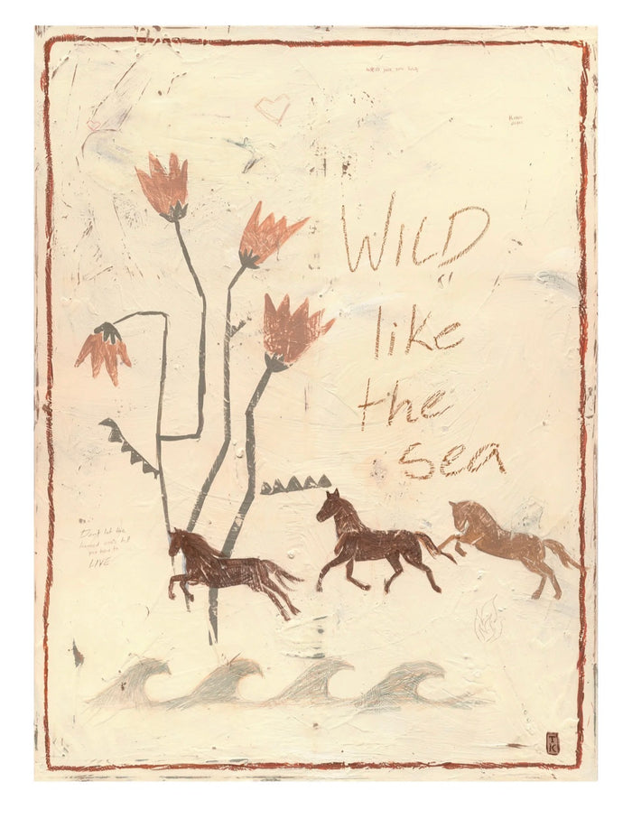 Tahnee Kelland Print A3 - Wild Like The Sea