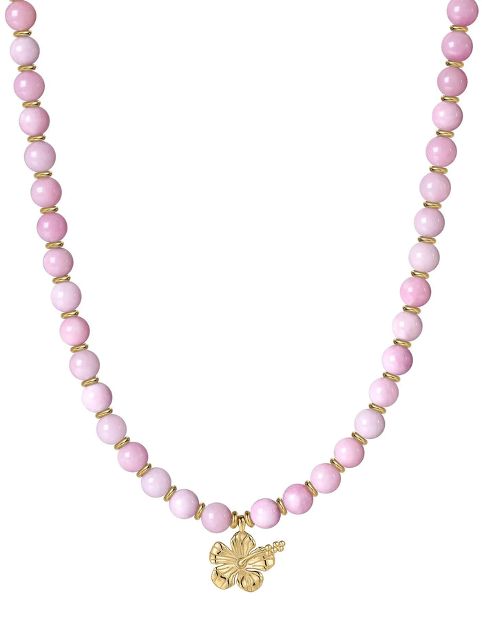 Lola Beaded Necklace in 18k Gold
