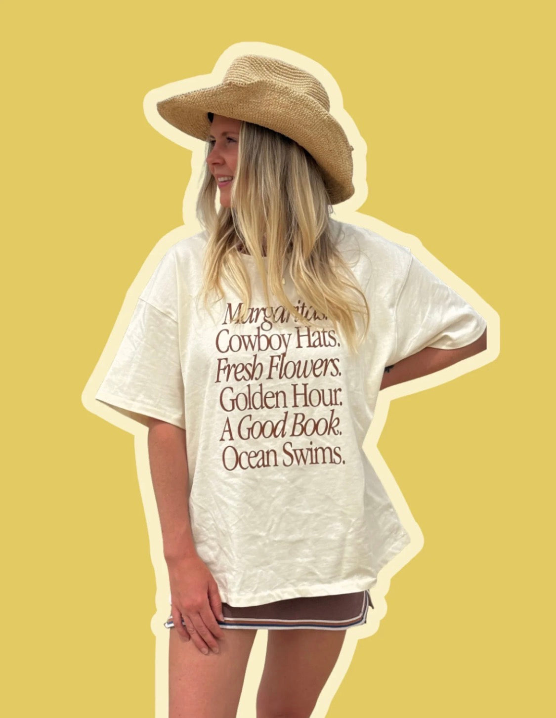 Margaritas & Cowboy hats Tee
