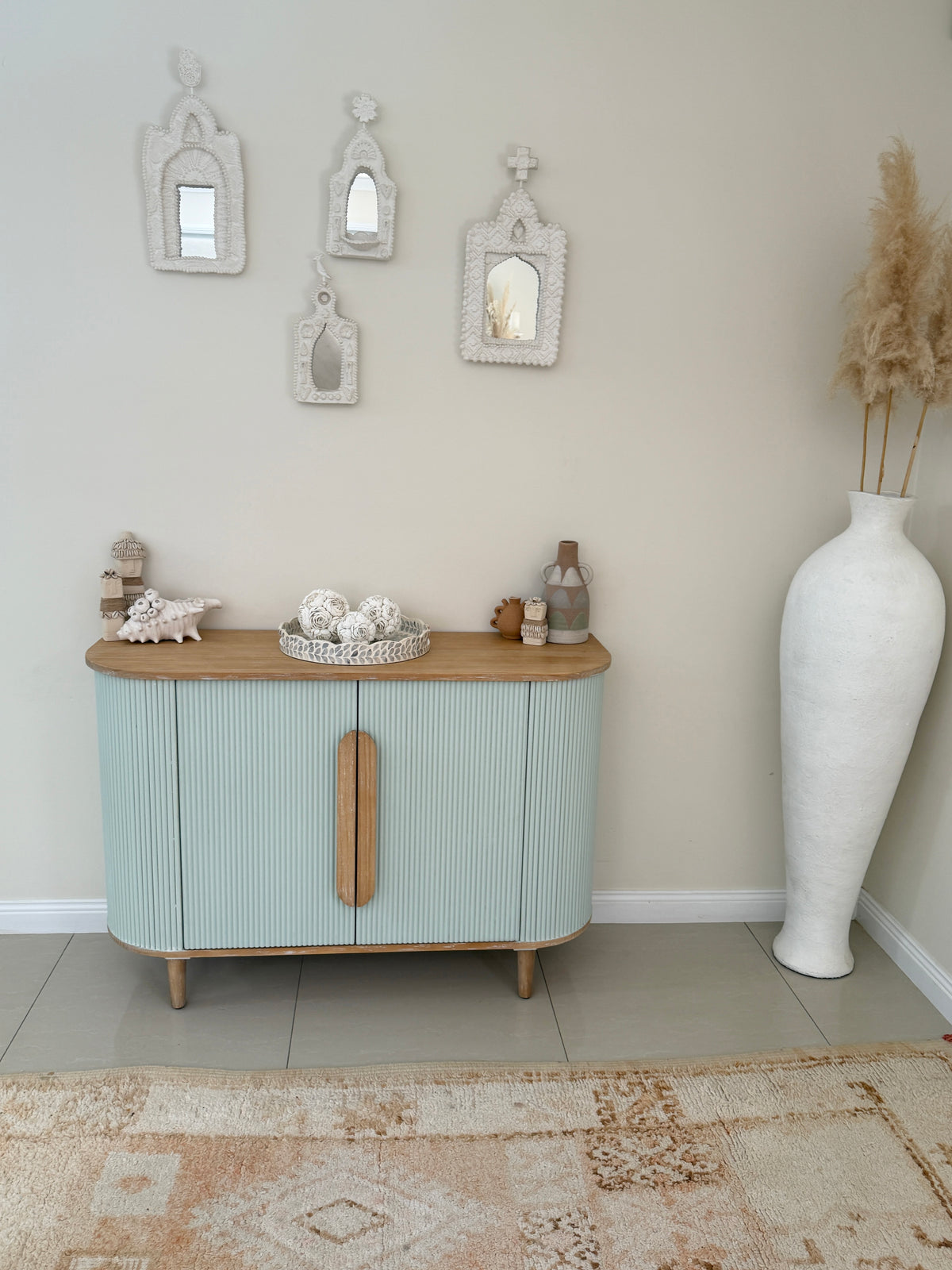 Buffet Small Laura - Milky Green