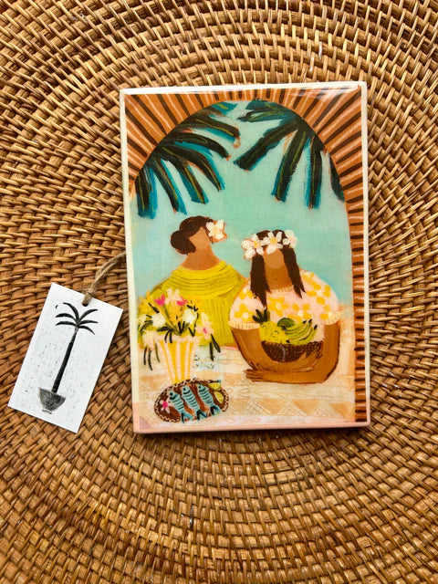 Sue Fantini Tile - Meet Under The Palms