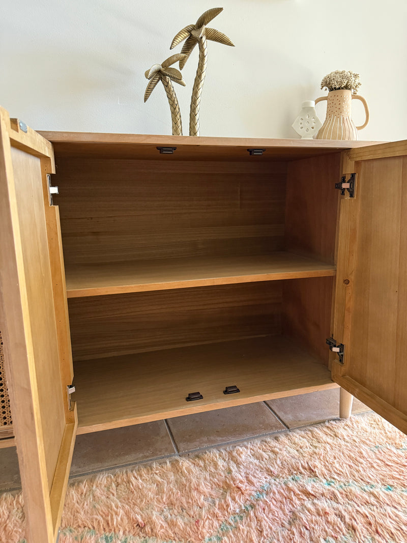 Buffet Les Palmas Carved Rattan & Wood