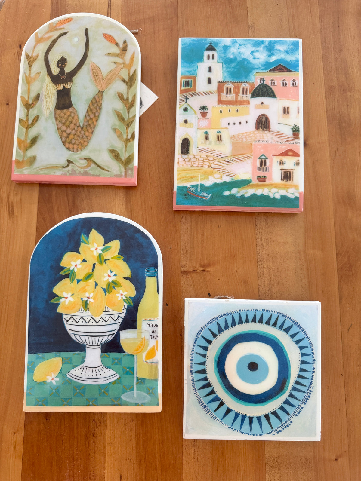 Sue Fantini Tile - Lemoncello - Large Arch