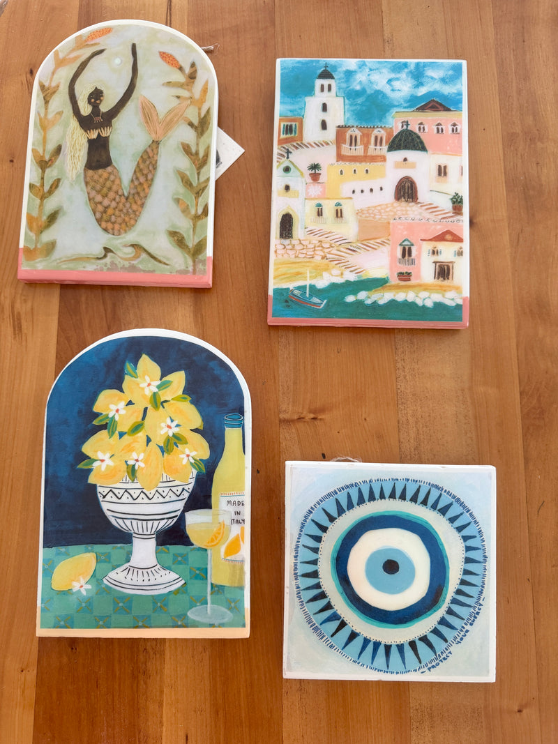 Sue Fantini Tile - Lemoncello - Large Arch