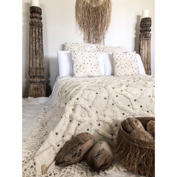 Ivy Throw Natural - King Size
