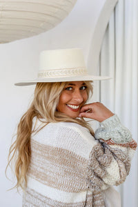 Gypsy Hat - Cream *Seconds marked