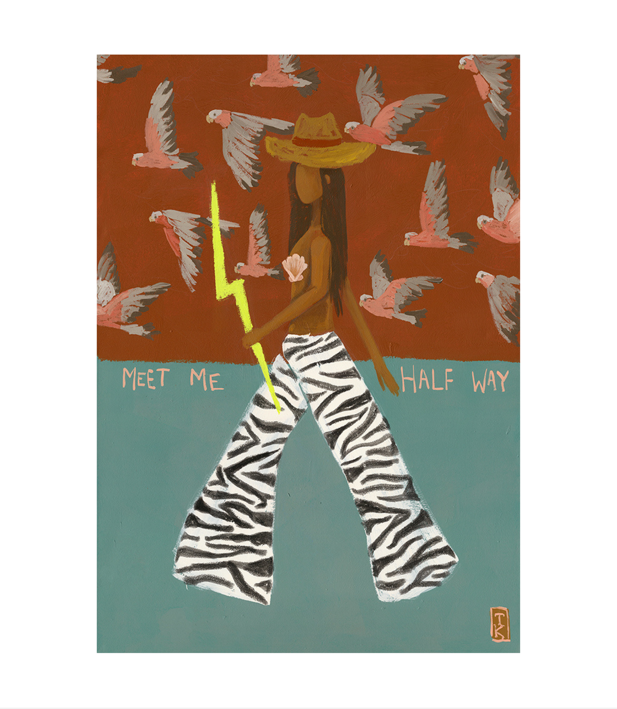 Tahnee Kelland Print A2 - Meet Me Half Way