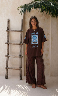 Sidewalk Lace Pants Brown