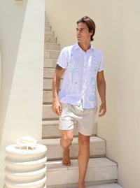 Men’s Shirt Ocean Etch Light Blue