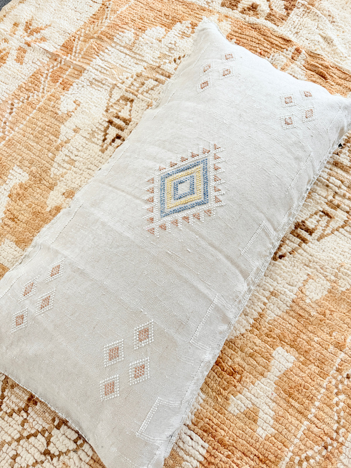 Cactus Silk Large Lumbar Cushion LL4