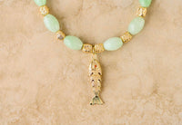 Goia Green Jade Necklace