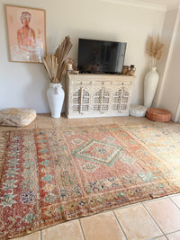 Moroccan Vintage Rug "Soul” 343 x 210