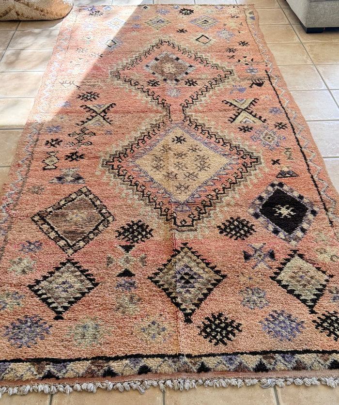Moroccan Vintage  Rug  "Zara" 338x 153
