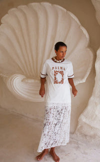 Palma Garden Oversized Tee Brown