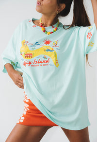 Spicy Island Tee Aqua