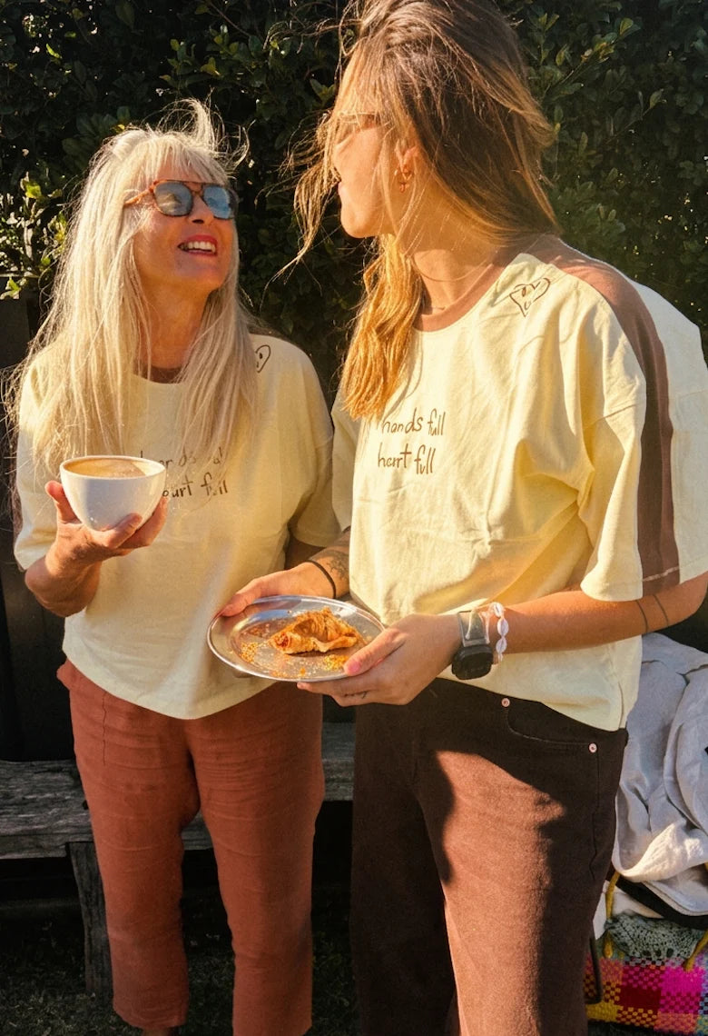 Heart Full Tee Cream/Choc