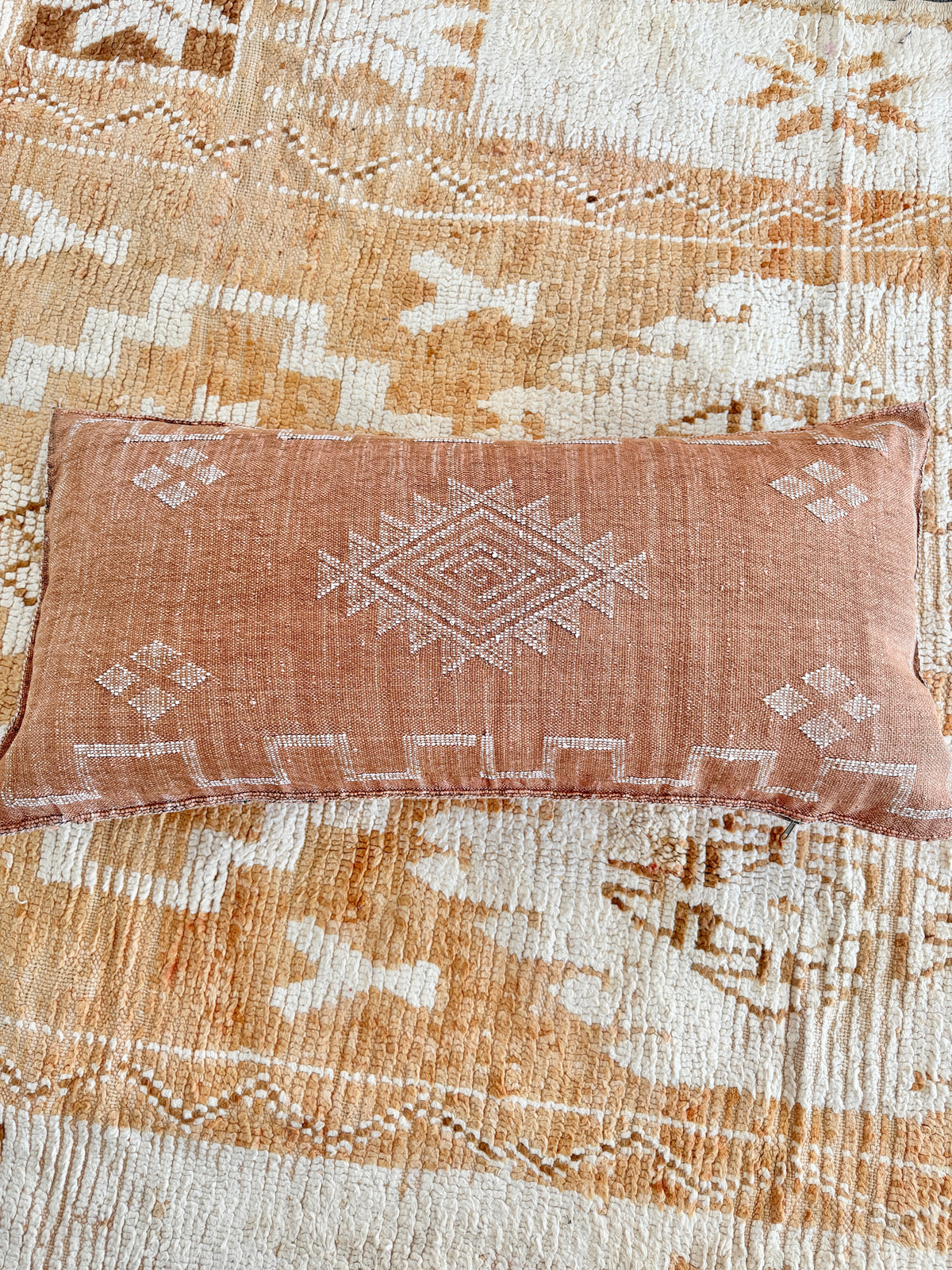 Cactus Silk Large Lumbar Cushion LL9