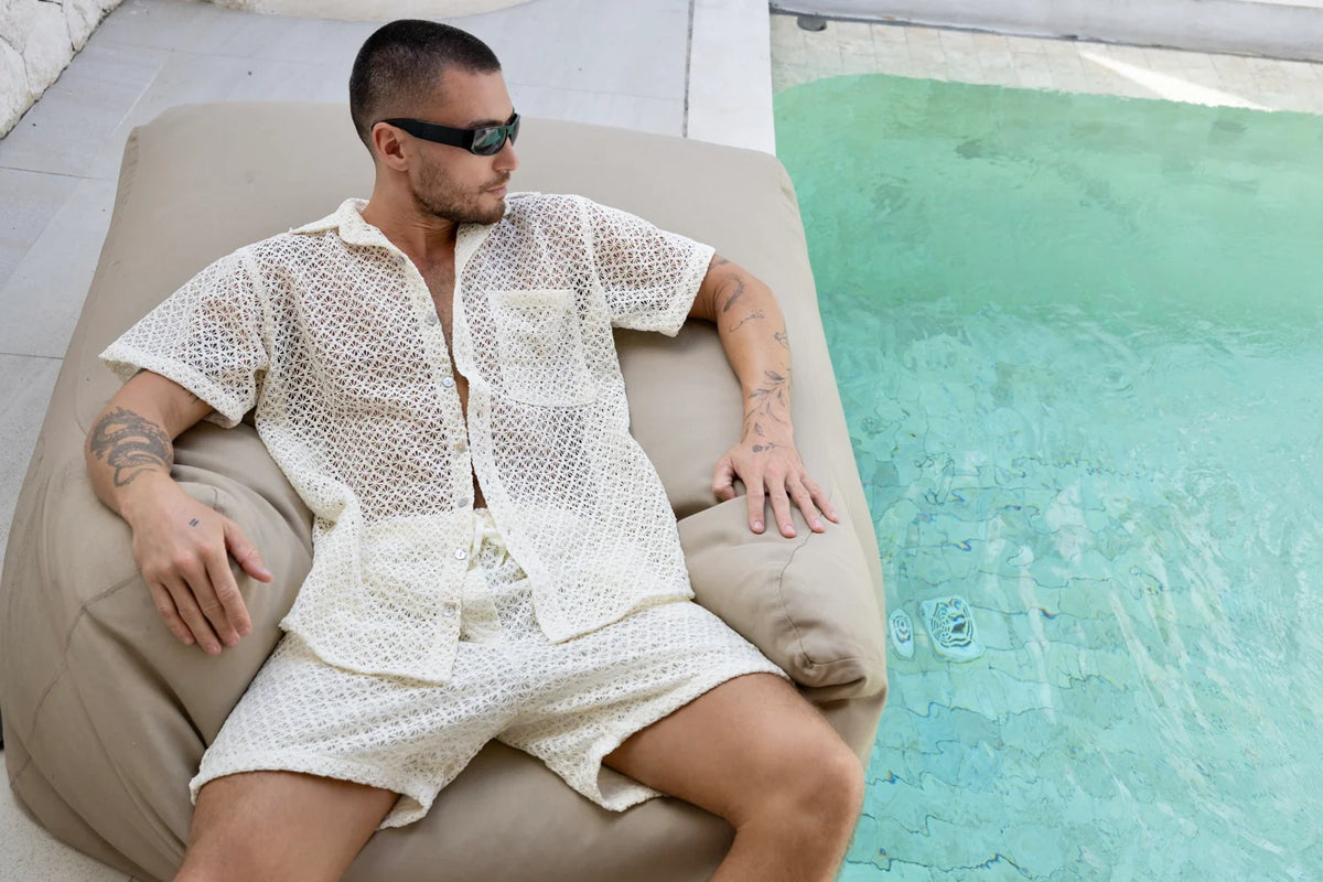 Men’s Shirt Crotchet Knit