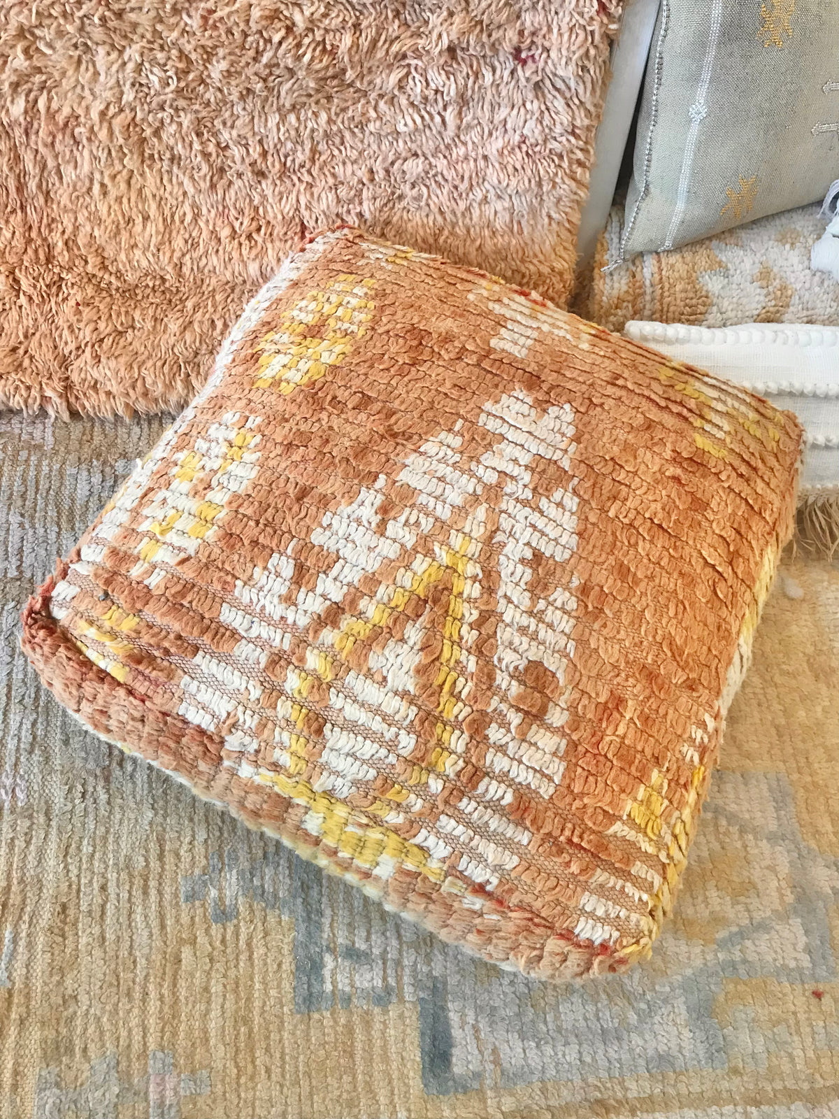 Moroccan Vintage Floor Cushion - Seylah