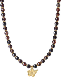 Leni Beaded Necklace in 18k Gold