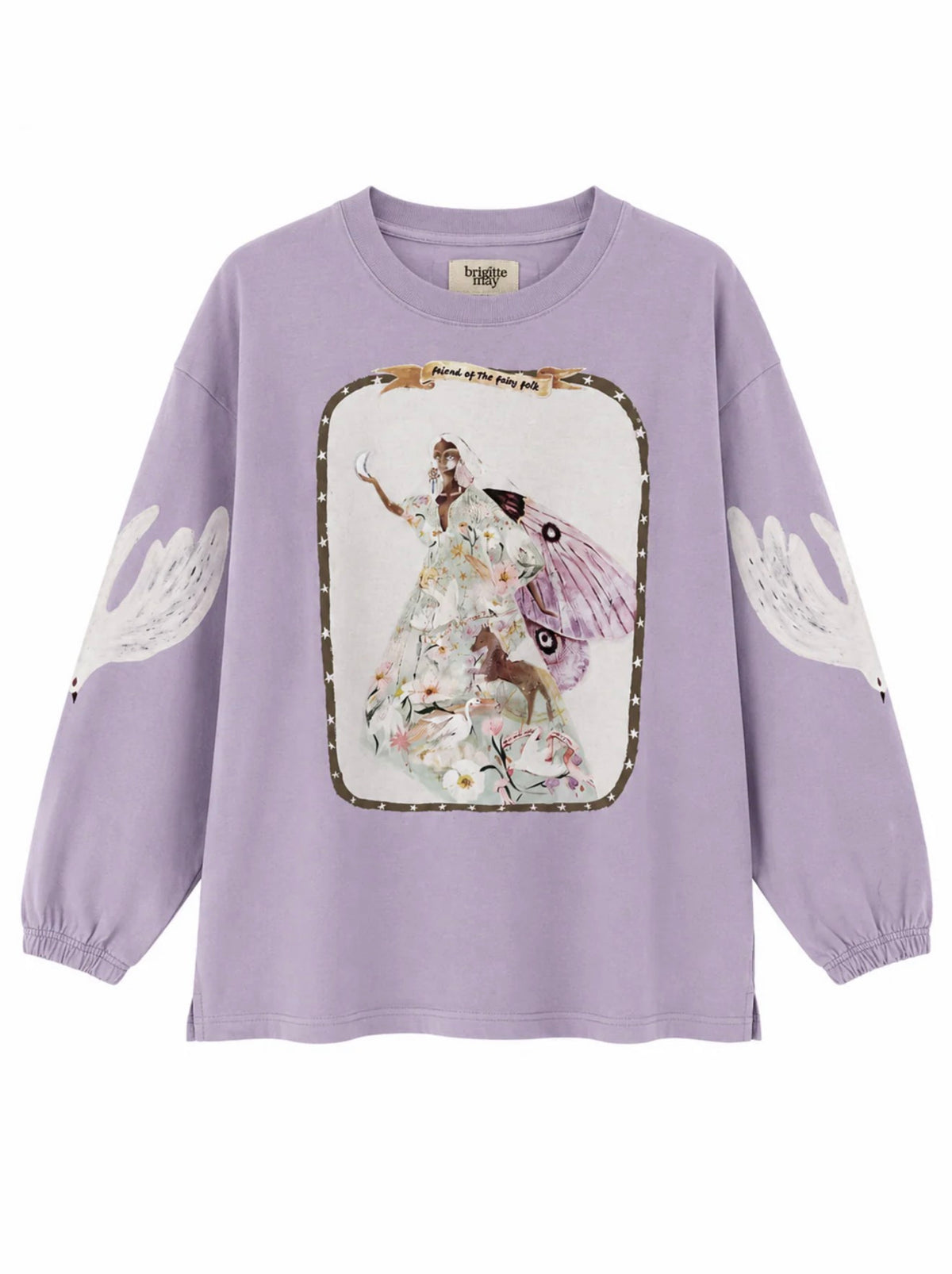 Fairy Folk Long Sleeve Tee Women's Lilac