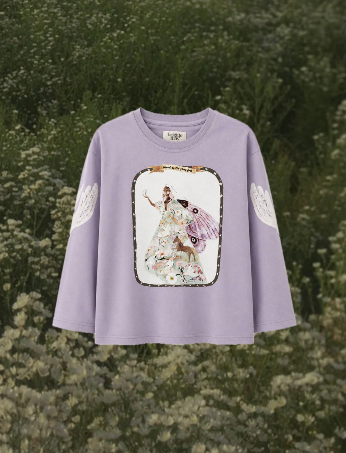 Fairy Folk Long Sleeve Tee Kids Lilac