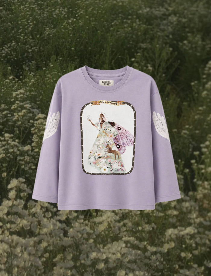 Fairy Folk Long Sleeve Tee Kids Lilac