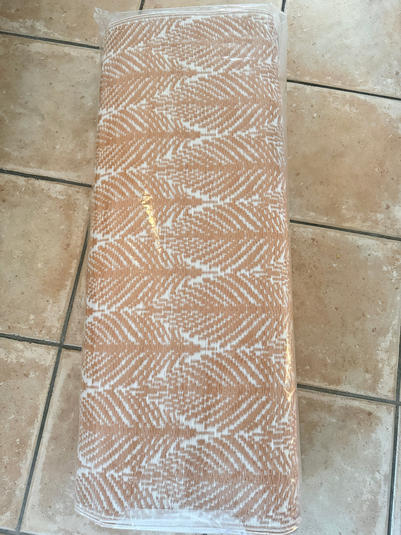 Recycled Outdoor Mat 23 Banana Leaf ~ XLarge 4.5 x 3