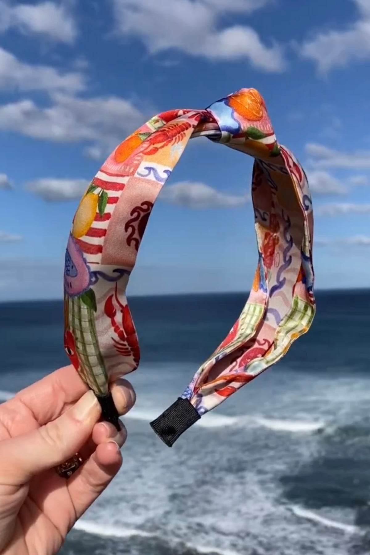 Silk Headband Amore